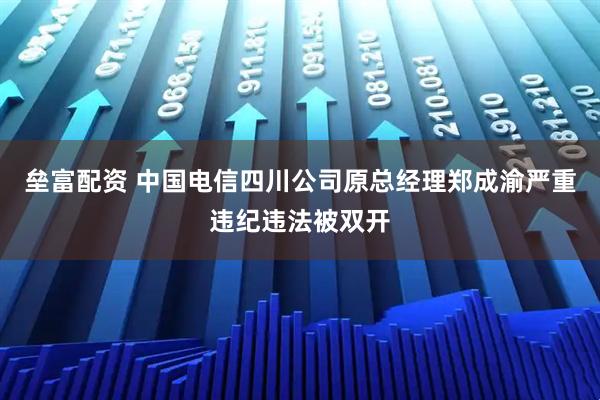 垒富配资 中国电信四川公司原总经理郑成渝严重违纪违法被双开