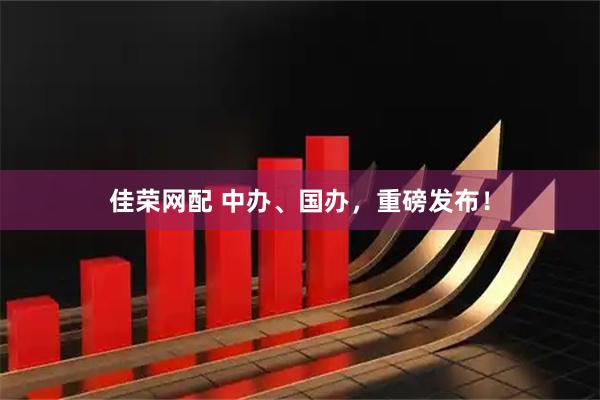 佳荣网配 中办、国办，重磅发布！
