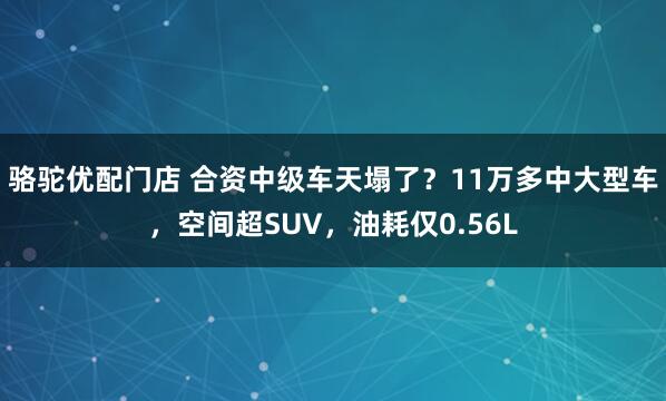 骆驼优配门店 合资中级车天塌了？11万多中大型车，空间超SUV，油耗仅0.56L