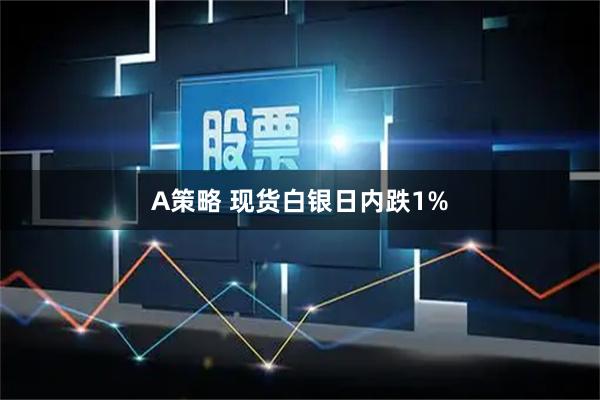 A策略 现货白银日内跌1%